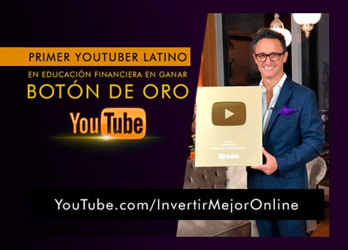 Boton de Oro Youtube